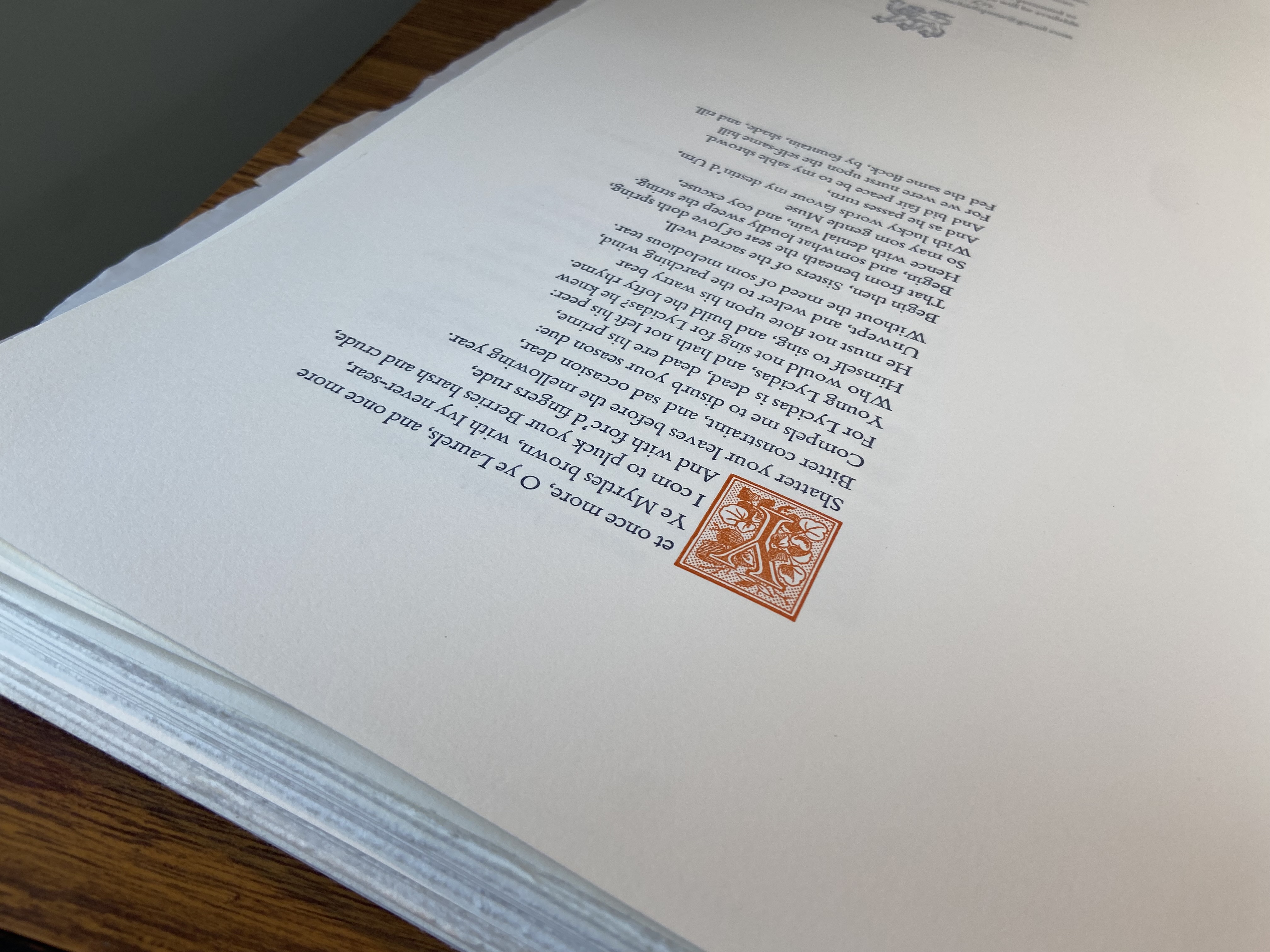 Lycidas prospectus stack