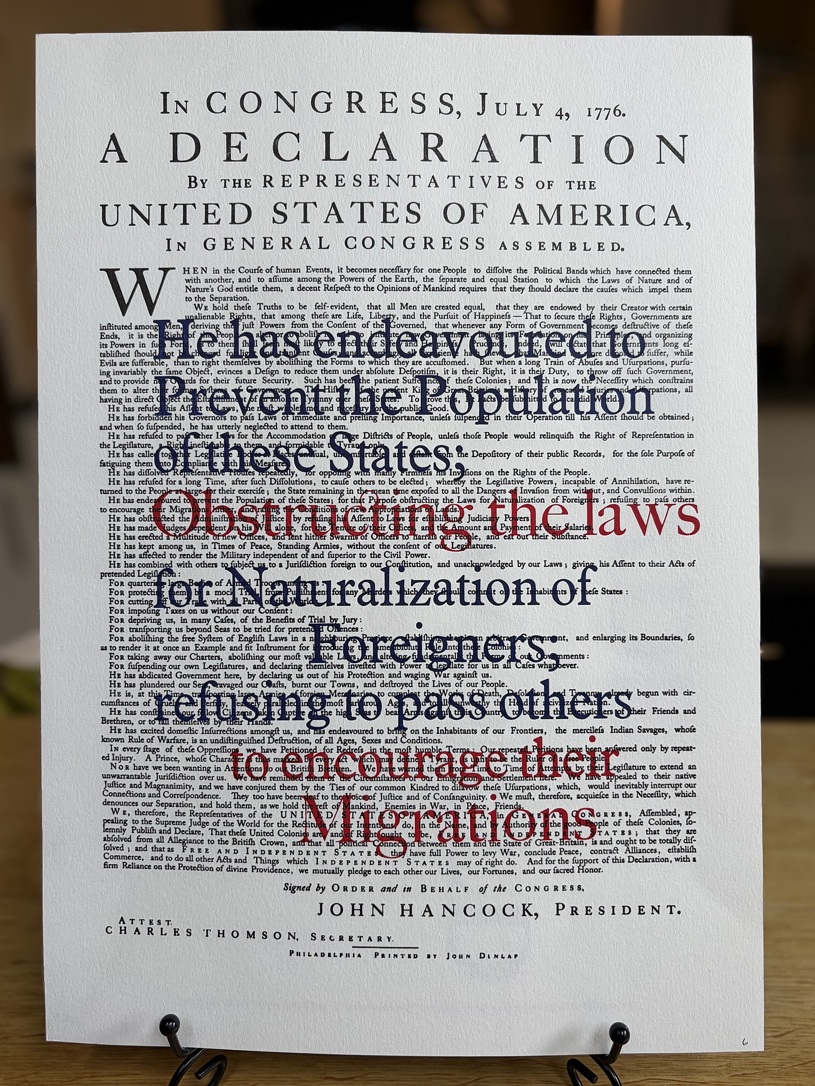 The ‘Migration’ overprint